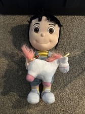 Despicable Me Minion Mayhem 16" Plush Agnes Stuffed Doll EUC Universal Studios