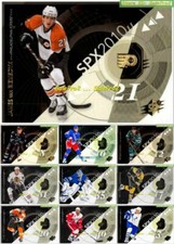 100+ UD SPX 2010-11 NHL HOCKEY SINGLES ROOKIE INSERT LOT . U PICK LIST WHOLESALE