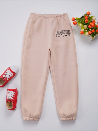 Girls Trousers Jogging Pants Elastic Waistband Sweatpants Sports Sweatsuit - Picture 45 of 53