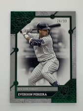 EVERSON PEREIRA 2024 Topps Tier One GREEN FOIL /99 RC Rookie Yankees