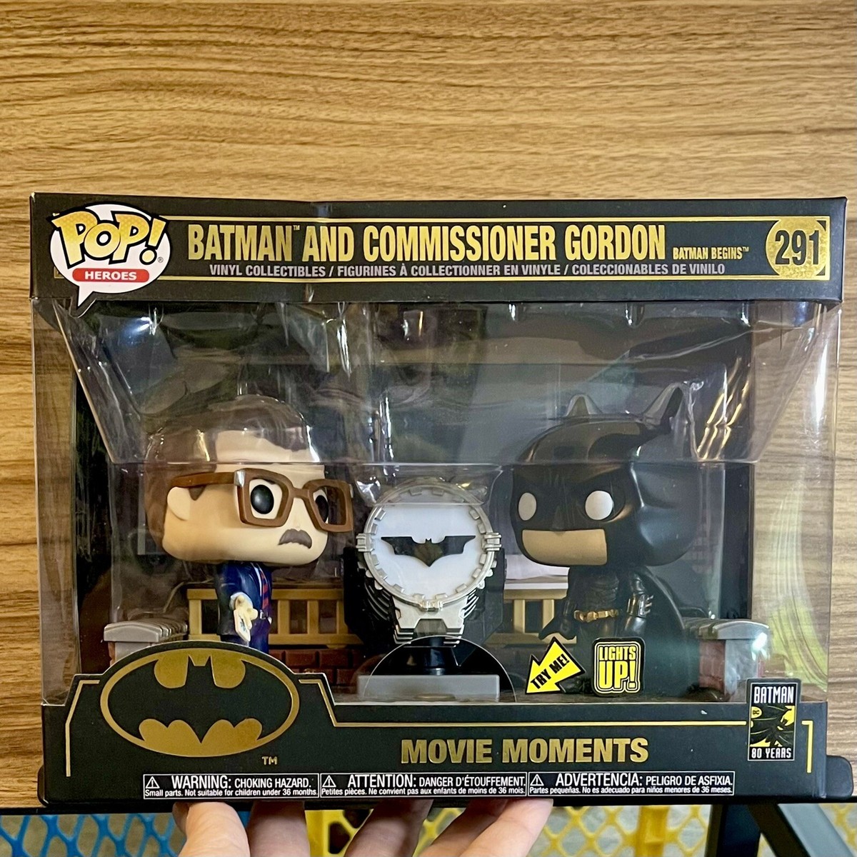 FUNKO POP バットマン ゴードン 291【発光仕様】 Batman and Commissioner Gordon Funko Pop! #291 Movie Moments