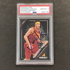 2013-14 Panini Pinnacle #229 Anderson Varejao Signed Card AUTO 10 PSA Slabbed Ca