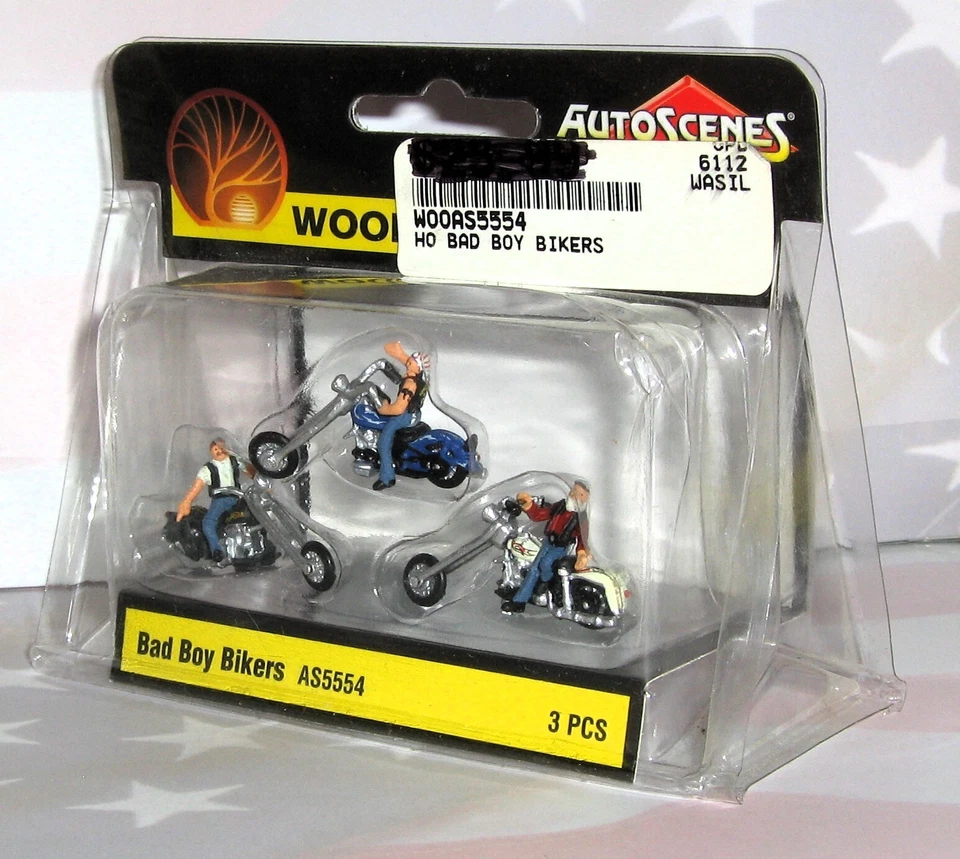 1/87 = Escala HO / JUEGO DE CICLISTAS BAD BOY = AS5554 / PAISAJES DEL BOSQUE / ESCENAS DE AUTOS Foto 2 de 3