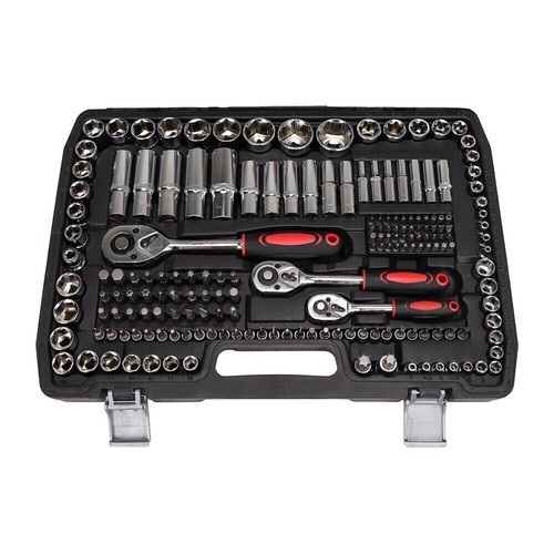 216 Piece Socket Set Household Car 1/2" & 1/4"& 3/8" Tool Kit - Picture 4 of 10
