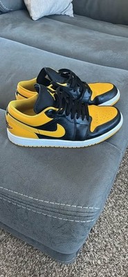Size 10 - Air Jordan 1 Low Yellow Ochre Excellent Condition. Barely Worn