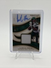 2020 Immaculate La’Mical Perine #137 -  Rookie /  Patch Auto RPA /99 RC Jets SP