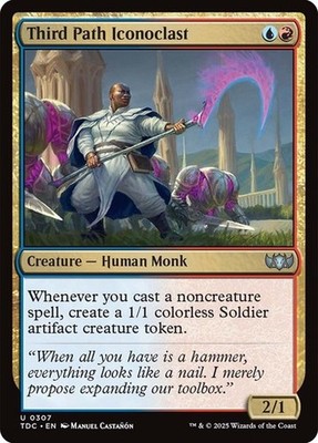 NM Third Path Iconoclast, MTG, Tarkir: Dragonstorm, Magic the Gathering, 307