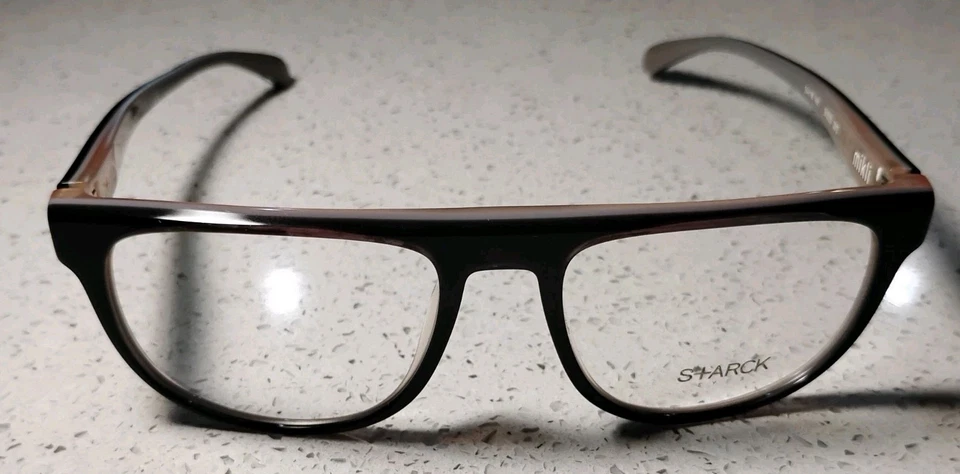 Óculos Mikli Starck Eyes RX preto polido SH3020 0012 54-18-140 novo - Imagem 2 de 4