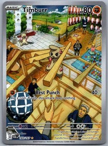 Timburr 183/167 Twilight Masquerade Illustration Rare Holo