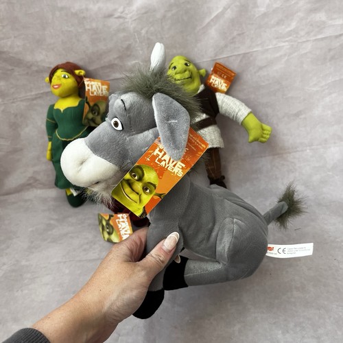 SHREK 2 Elizabeth Dragoness Donkey Shrek Fiona Soft Plush Dragon With Tags 2004 - Picture 2 of 8