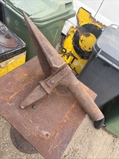 Vintage Large Blacksmiths Spike Stake Anvil Tinsmith Old Tool Vgc