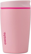 Owala SmoothSip Slider Insulated Stainless Steel Coffee Tumbler, Reusable Iced C