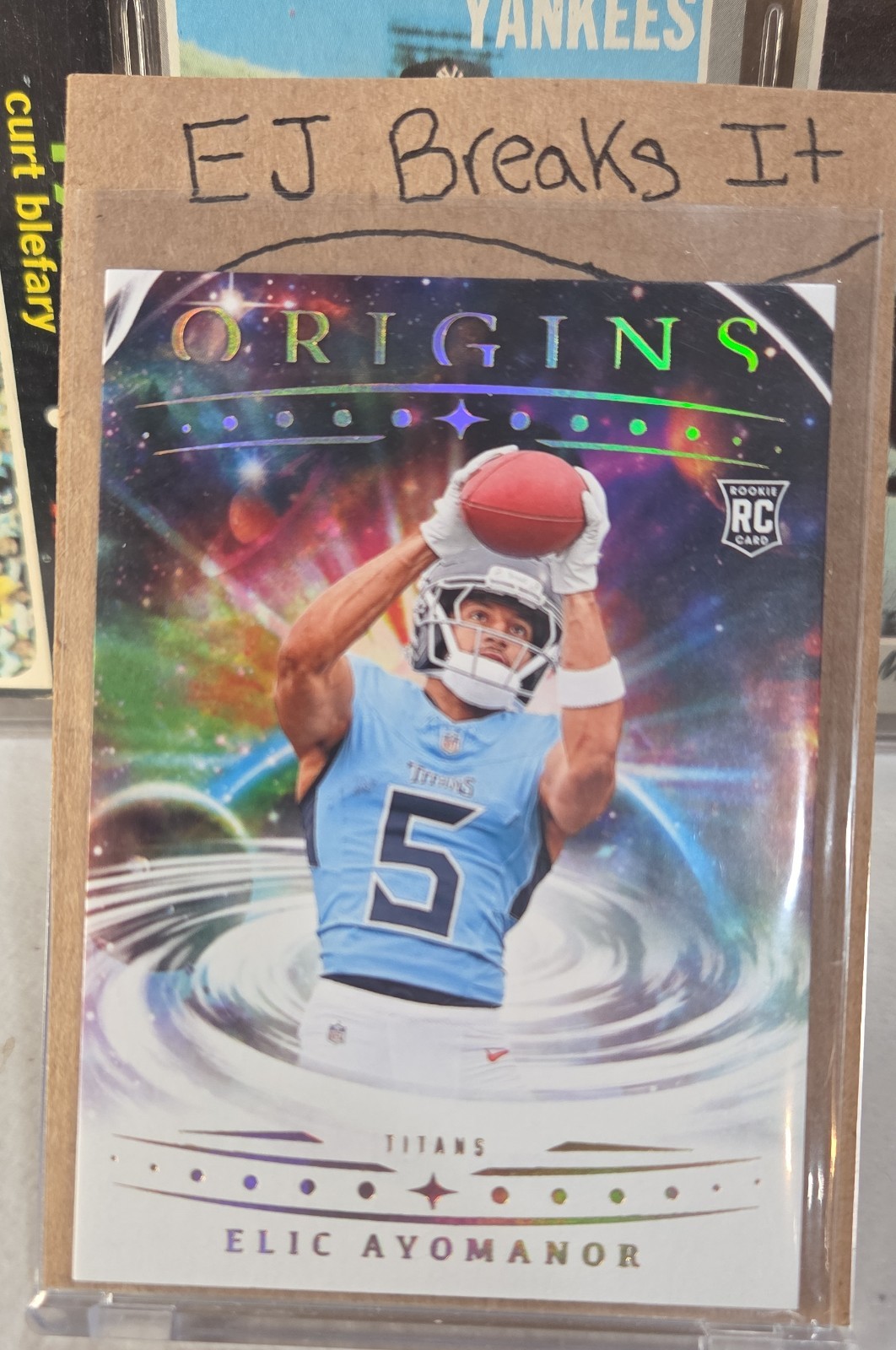 2025 Panini Origins - Rookies Elic Ayomanor, Elic Ayomanor #108 (RC)