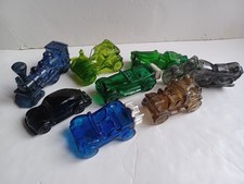Avon lot de 8 Flacons Vintage. Voitures Moto et Locomotive