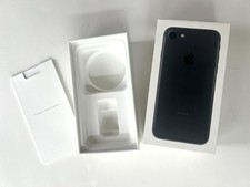 EMPTY BOX Apple iPhone 7 128GB Black A1660 Original Apple Box