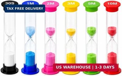 I-MART Plastic Sand Timer Sandglass Hourglass Sand Clock Timer 30 sec, 1 min, 2