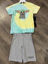 Star Wars Baby Yoda Short / Tee Set Size 5T New