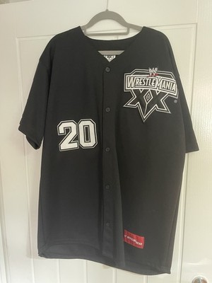 WWE WrestleMania 20 XX Official Baseball Trikot Shirt XXL kaum getragen
