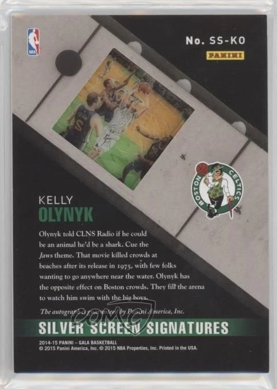 2014-15 Panini Gala Silver Screen Signatures /60 Kelly Olynyk #SS-KO Auto - Image 2 of 2