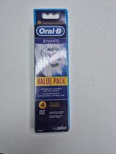 Oral B 3D White Replacement Electric Toothbrush Heads 4 Pack