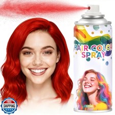 Red Hair Spray,Hair spray temporary for Women Kids Men, Washable