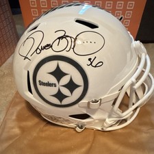 Jerome Bettis Pittsburgh Steelers Salute to Service Replica Helmet Signed BAS