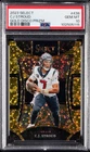 2023 PANINI SELECT | GOLD DISCO PRIZM CJ STROUD 07/10 JERSEY NUMBER PSA 10