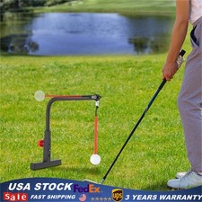 Golf Swing Trainer Aid Training Golf Practice Swing Groover  Hitting Adjustable