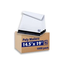 POLYSELLS Poly Mailers Shipping Envelopes, Strong Adhesive Sealing, Waterproo...