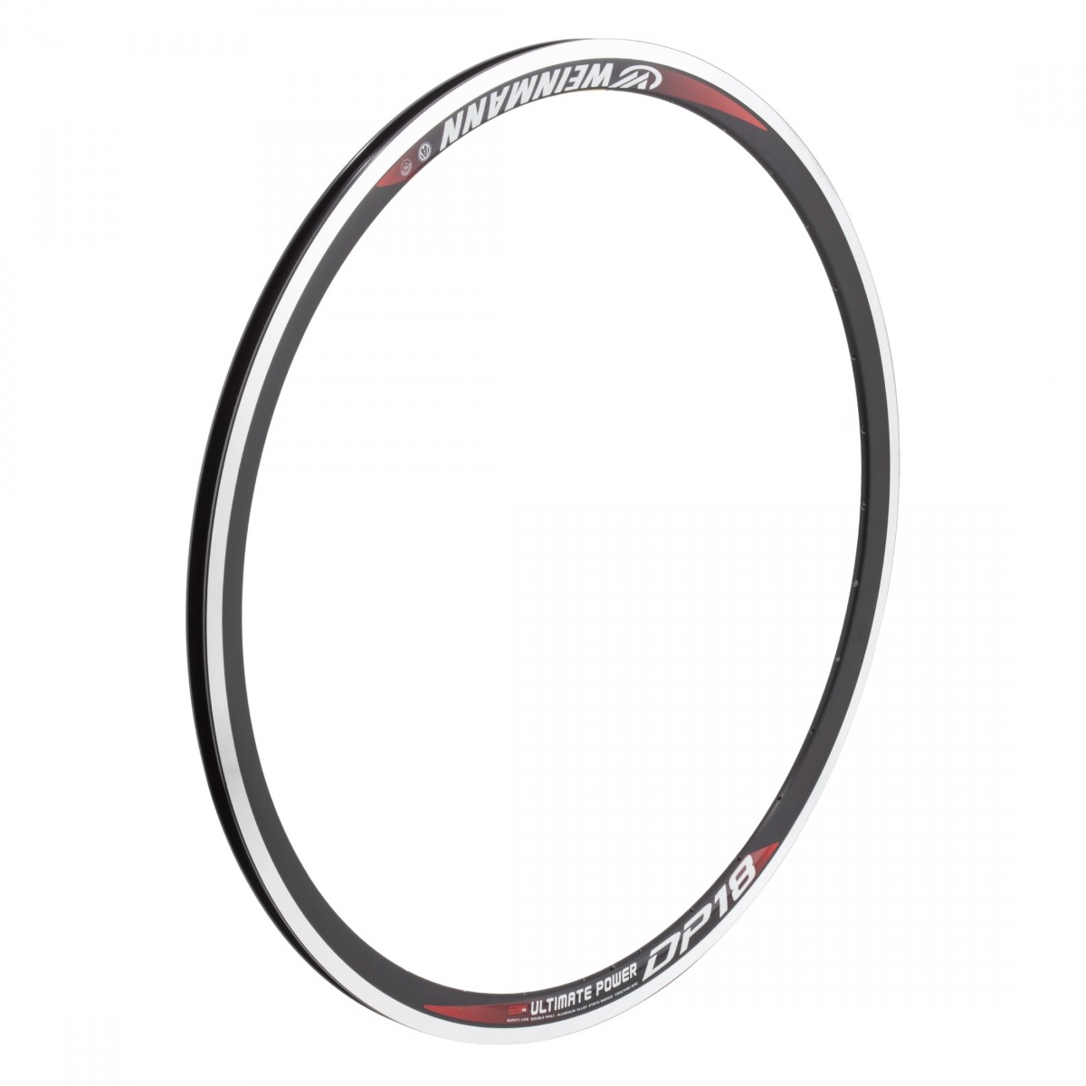 Weinmann DP18 700C Alloy Bike Rim - Black Double Wall 32-Hole Tubeless Ready 11390₽