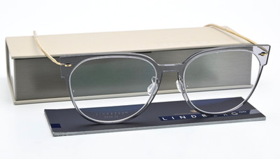 LINDBERG Brille now 6634 52 C07 Licht Grau Poliert T804 PGT Titanbügel Rund New