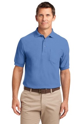 K500P Port Authority Silk Touch Polo with Pocket