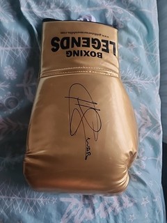 Derek Chisora Hand Signed Boxing Glove Brand New Item. Boxing Legends Gold.