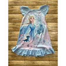 Disney Frozen II Elsa Fire Spirit Water Nokk Nightgown Size 4T
