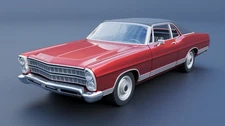 3d Printed 1/25 1967 LTD Coupe Model Kit
