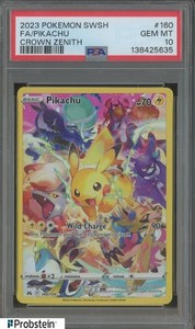 Pikachu Crown Zenith Psa 10 | eBay