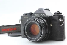 [Exc+5] Pentax ME Black 35mm SLR Film Camera SMC-M 50mm F2 Lens From JAPAN