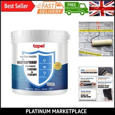 Crystal 500% Elastic Waterproof Coating - Self-Leveling Liquid Rubber Sealant...