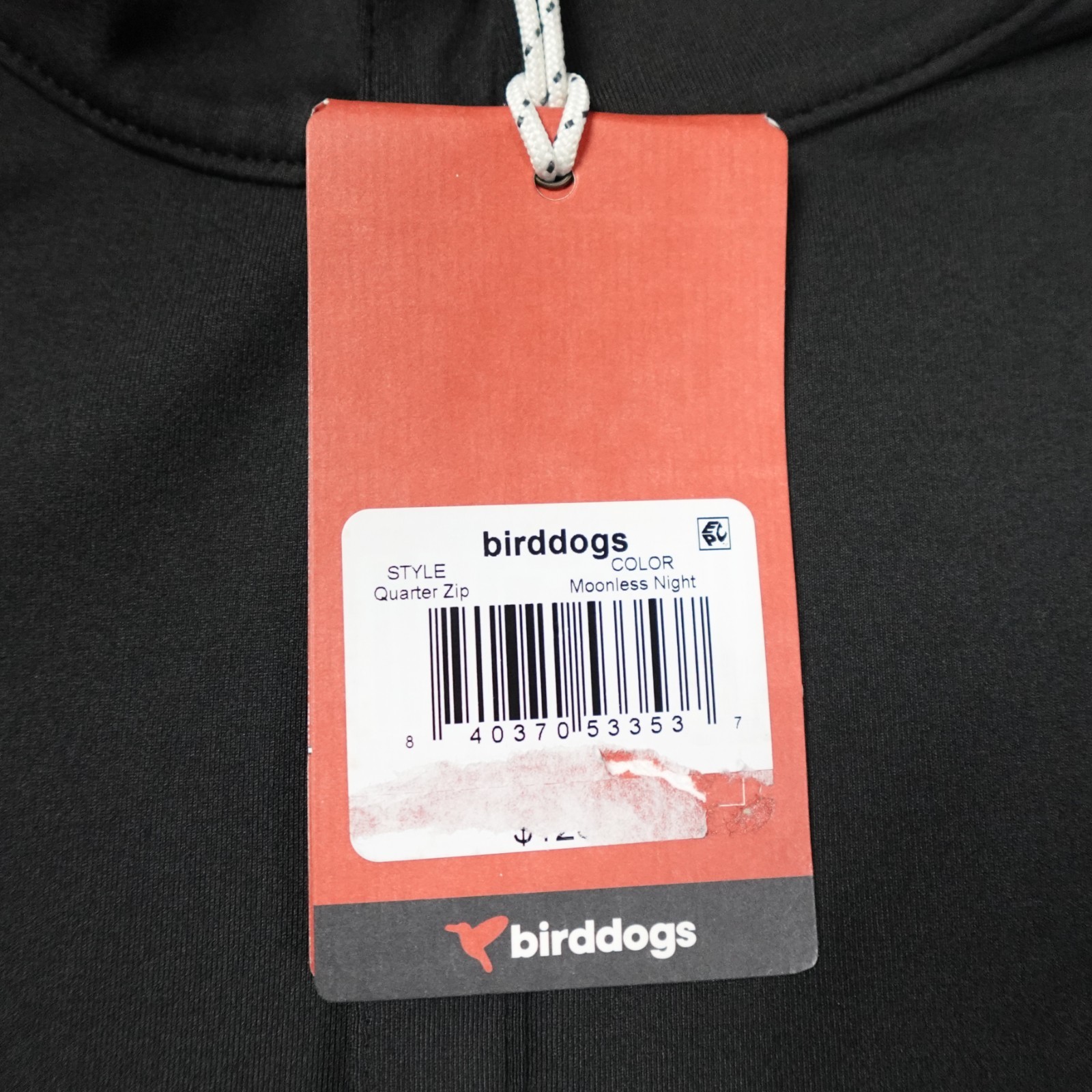 Birddogs 1/4 Zip Pullover Performance Stretch Bla… - image 4
