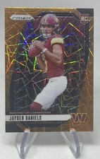2024 Panini Prizm Jayden Daniels Orange Lazer Rookie Commanders RC #347