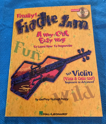 Hal Leonard Fiddle Jam for Violin Learn How to Improvise Music Book Loc CT
