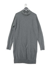 Arket Jumper Midi Dress UK10 in Grey