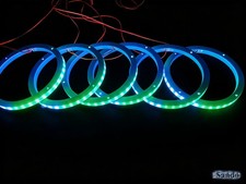 6PCS 6.5" RGB LED Chasing Speaker Lights for Car Truck Marine IP68 LED Light Kit