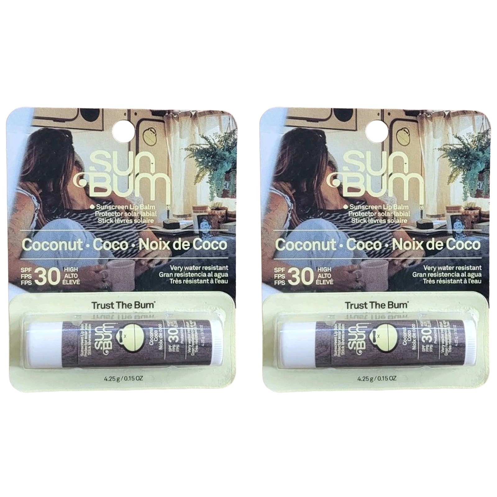 Sun Bum Original SPF30 Lip Balm 4.25g (Various Options) - Coconut - Image 3