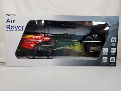 Vivitar Air Rover Jumbo RC Helicoper Drone - Red, Indoor or