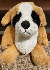 Beige Saint Bernard Puppy Dog Plush 8 Soft New Without Paper Tag