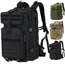 45L Military Tactical Backpack US Army Molle Rucksack Large Hiking Travel Bag