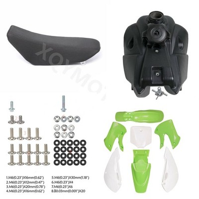 PLASTIC KIT FENDER SEAT Tank Bolts FOR KAWASAKI KLX 110cc 125 150cc KX65 DRZ110