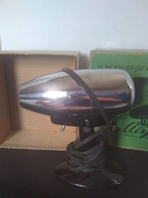Vtg  Oster  Air Jet  Chrome Dryer w/ Box & 50s Hair Dryer  Lot of 2 works