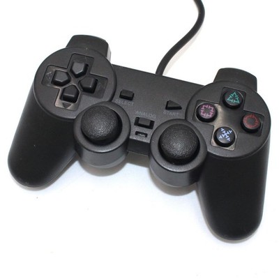 Controller für PS2   kabelgebunden   Drittanbieter   schwarz